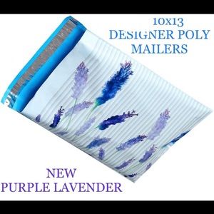 🆕 25 pcs 10x13 Purple Lavender Designer Poly Mailers